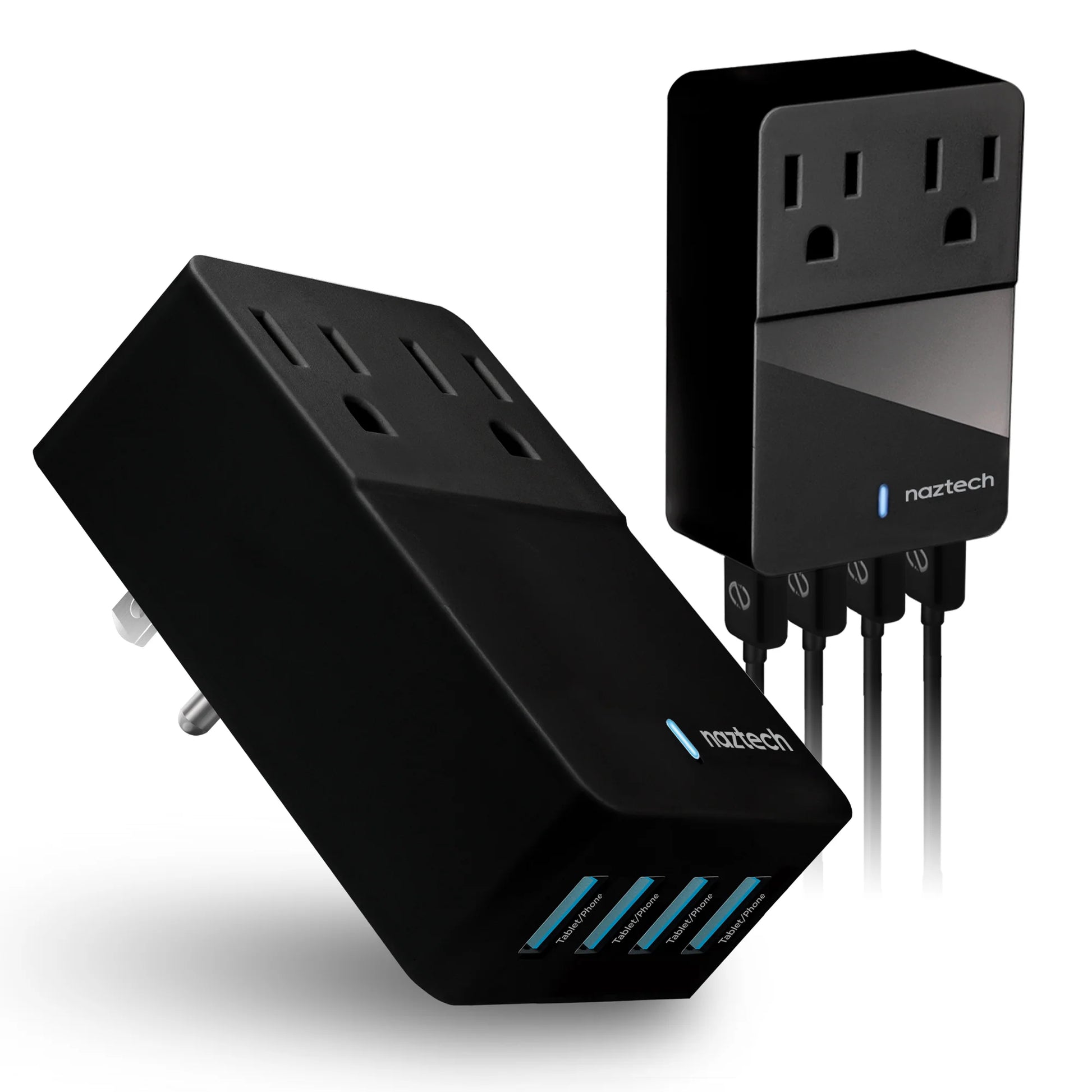 Naztech Fast Multi-Device Charger- 2 Outlets + 4 USB Port
